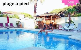 Reve D'Azur, 2 Chambres, Maison Julia En Bord De Mer A La Nartelle, Piscine Partagee, Parking & Terrasse Bbq, Wifi Et Draps Inclus Plage A Pied